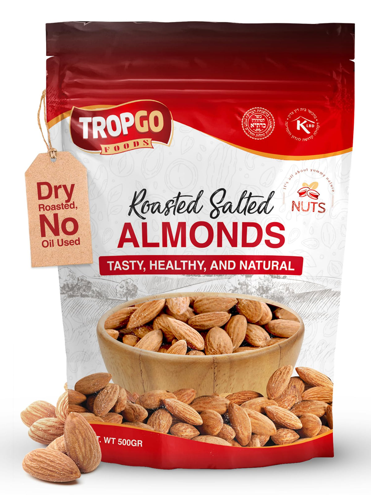 R.s Almonds 500g - Stickerless