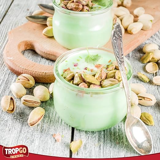 Tropgo Roasted Salted Pistachios 5kg Bulk Pack – Premium Whole Pistachio Nuts – Fresh, Crunchy, Lightly Salted – Ideal for Snacking, Baking, Cooking & Foodservice