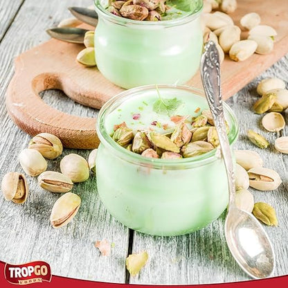 Tropgo Roasted Salted Pistachios 5kg Bulk Pack – Premium Whole Pistachio Nuts – Fresh, Crunchy, Lightly Salted – Ideal for Snacking, Baking, Cooking & Foodservice