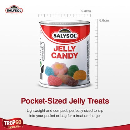 Salysol Jelly Sweets Candies 3 Pack Gift Set – Fruity Chewy Sweets Selection with Jelly Beans, Mix & Candy in Convenient Tins - Made for Sharing, Parties, Celebrations, Treat & Hampers