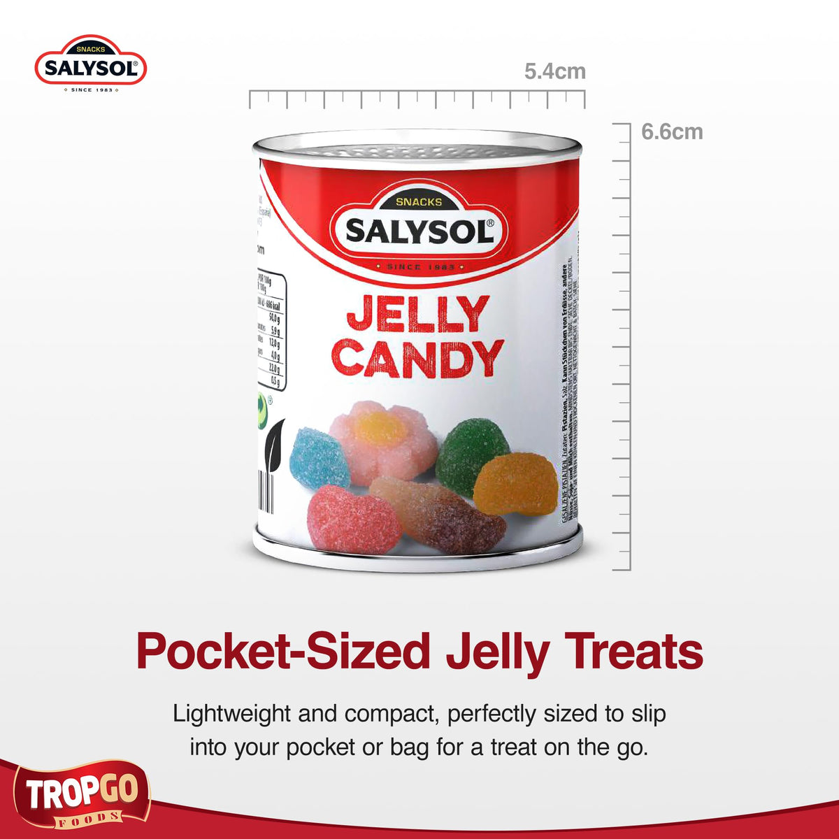 Salysol Jelly Sweets Candies 10 Pack Gift Set – Fruity Chewy Sweets Selection with Jelly Beans, Mix & Candy in Convenient Tins - Made for Sharing, Parties, Celebrations, Treat & Hampers