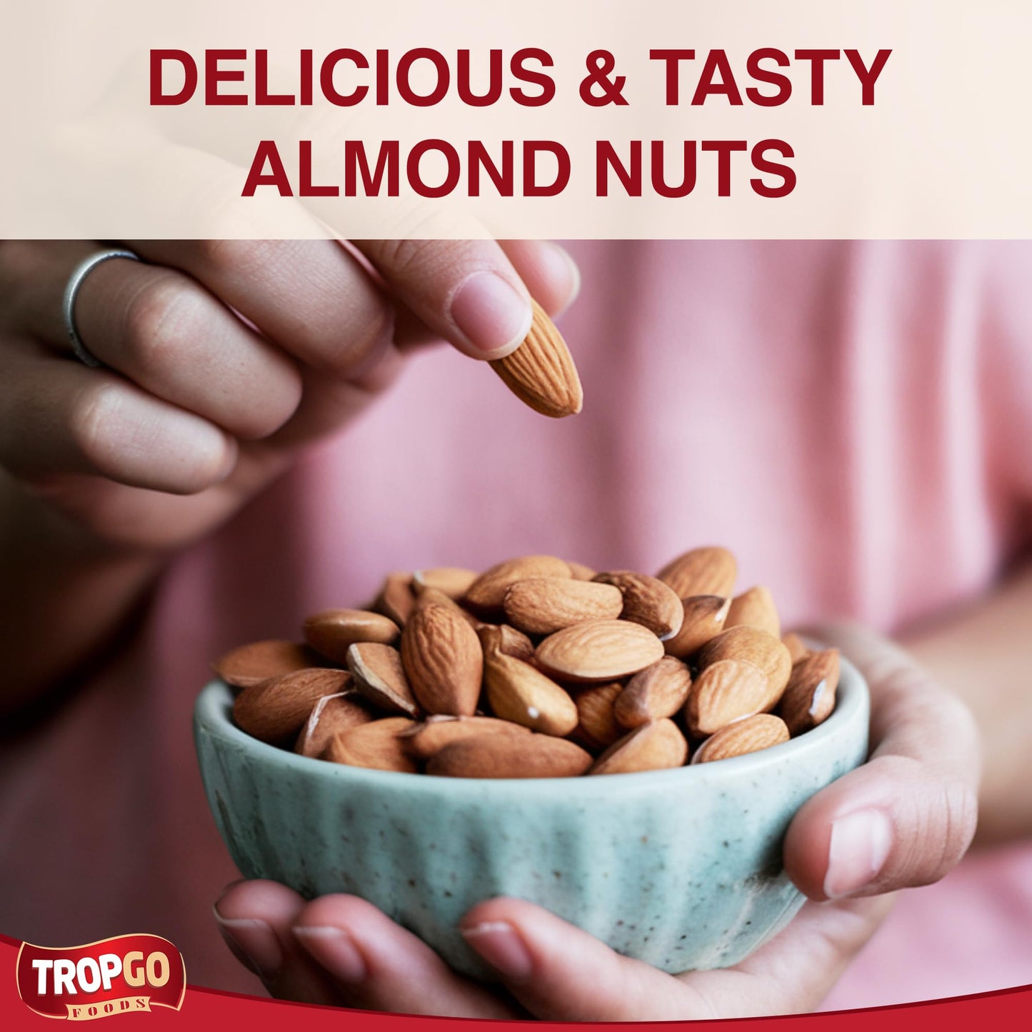 Raw Whole Almonds Parent 500g