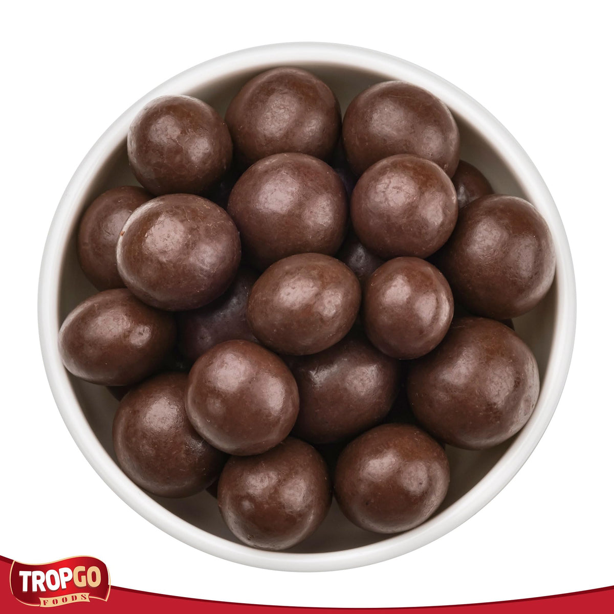 Tropgo Chocolate Peanuts 150g Chocolate Tub - Non-GMO Peanuts Coated in Dark Chocolates - Ready-to-Eat Choco Snacks