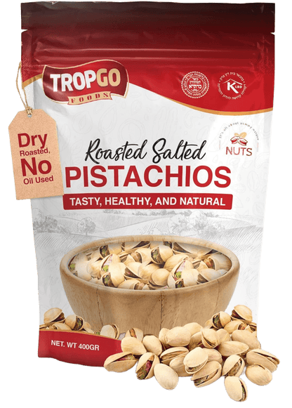 Roasted Salted Pistachios 400g (Large Bag)