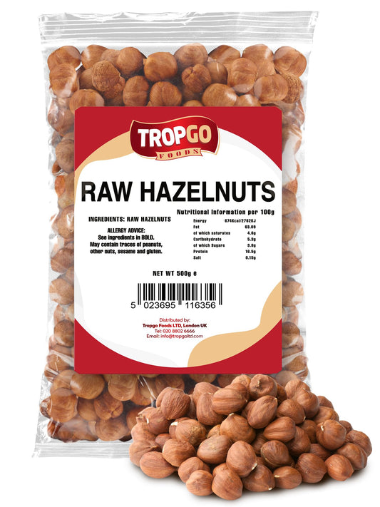 Raw Hazelnuts Parent 500g
