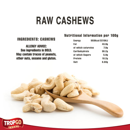 Raw Cashew Nuts Parent 500g