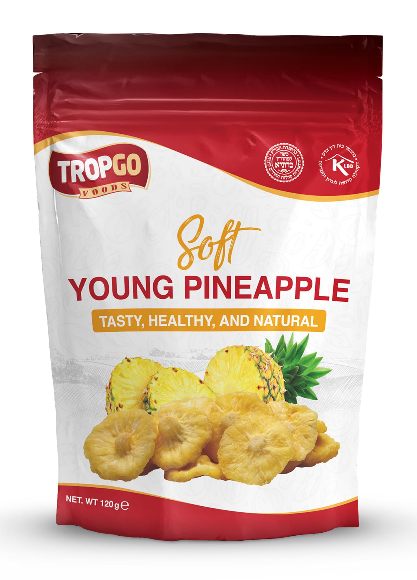 Tropgo Soft Young Dried Pineapple 120g Natural Dried Fruit - Parent