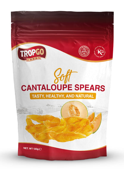 Tropgo Soft Cantaloupe Spears 120g Natural Dried Fruit Snack - Parent