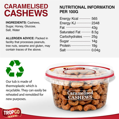 Caramelised Cashews 180g Parent