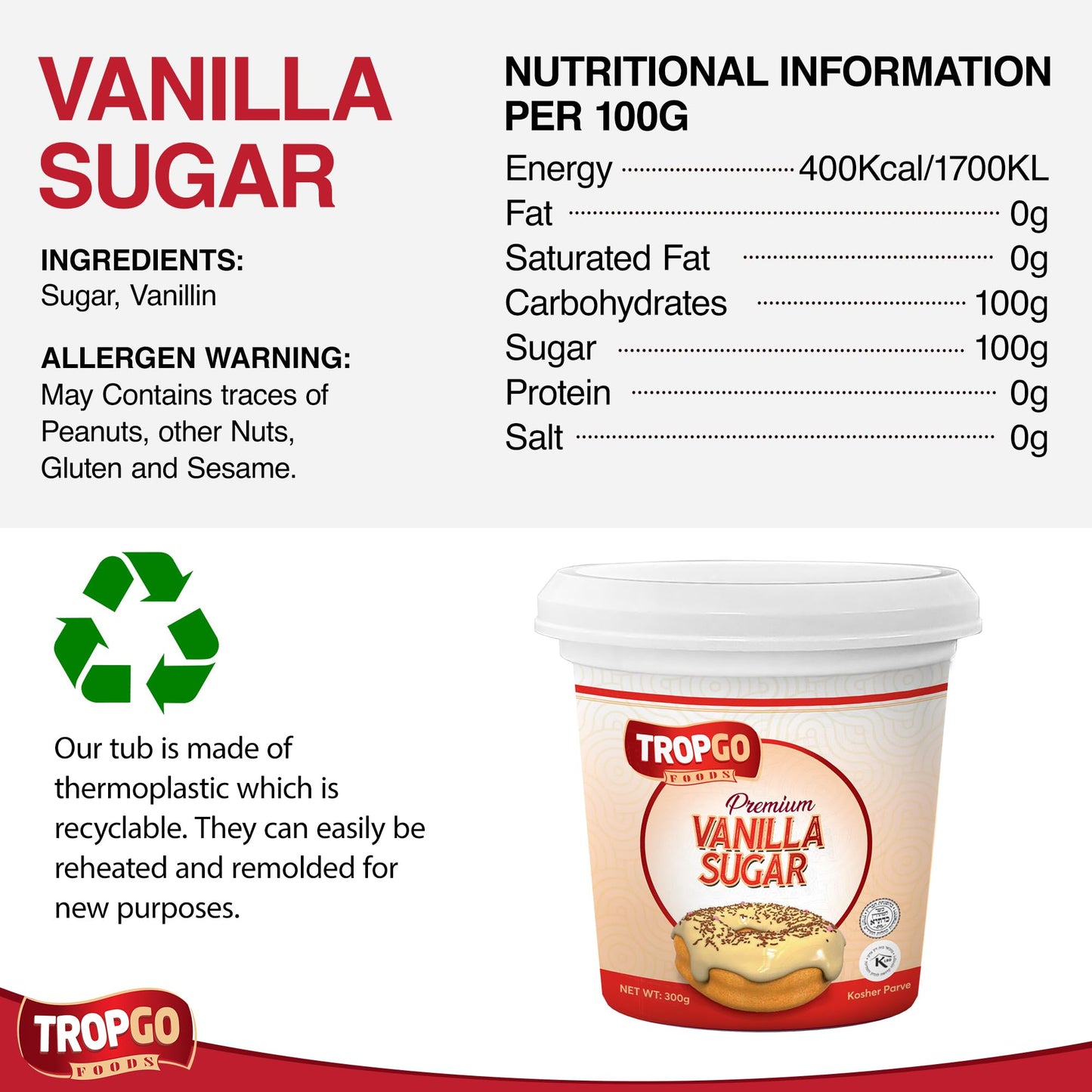 Vanilla Sugar 300g Parent