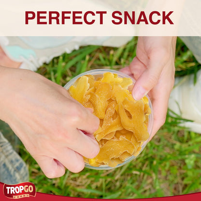 Tropgo Soft Ginger Slices 120g, Sweet & Fiery Chewy Ginger Snack - Parent