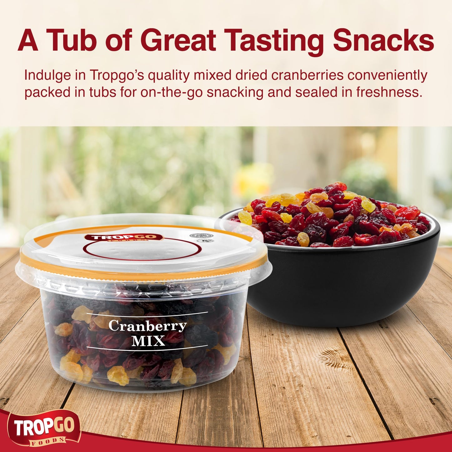 Tropgo Cranberry Mix Dried Fruit - Parent