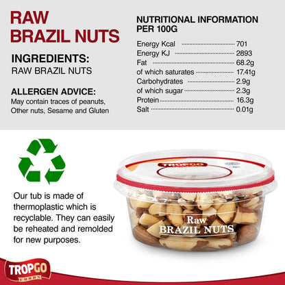 Raw Brazil Nuts 100g Parent