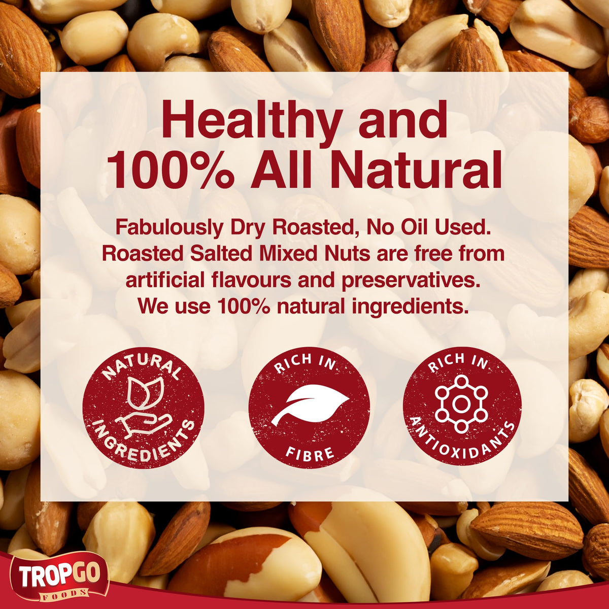 Roasted Salted Mixed Nuts Parent 190g