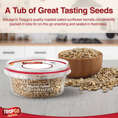 Tropgo Roasted Salted Sunflower Seed Kernels 125g Tub - Parent