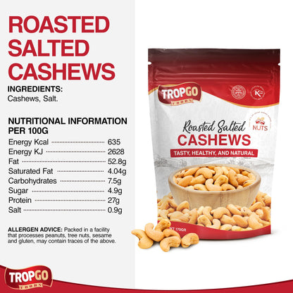 Roasted Salted Cashew Nuts 500g - Parent