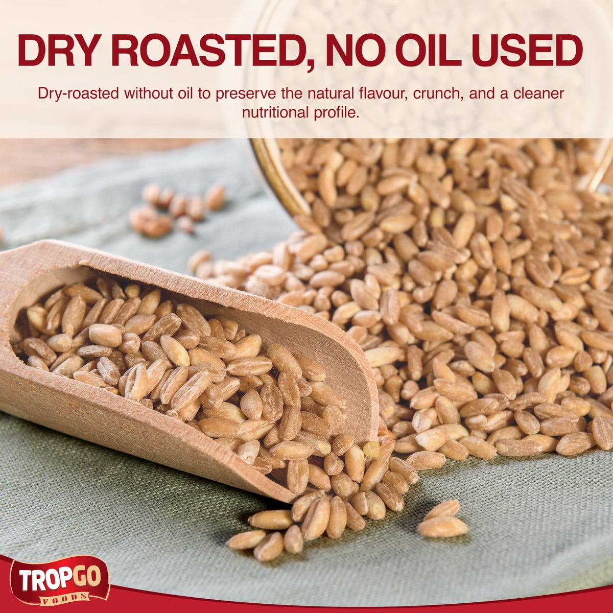 Tropgo Roasted Salted Sunflower Seed Kernels 125g Tub - Parent