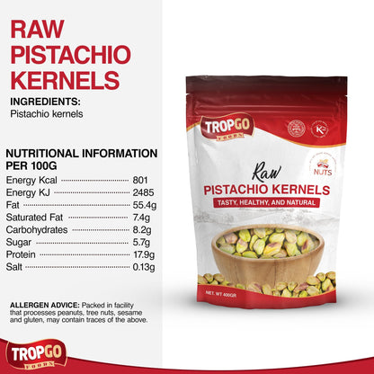 Raw Pistachio Kernels Parent 400g