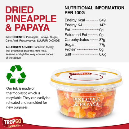 Pineapple & Papaya Diced Fruit 200g Parent