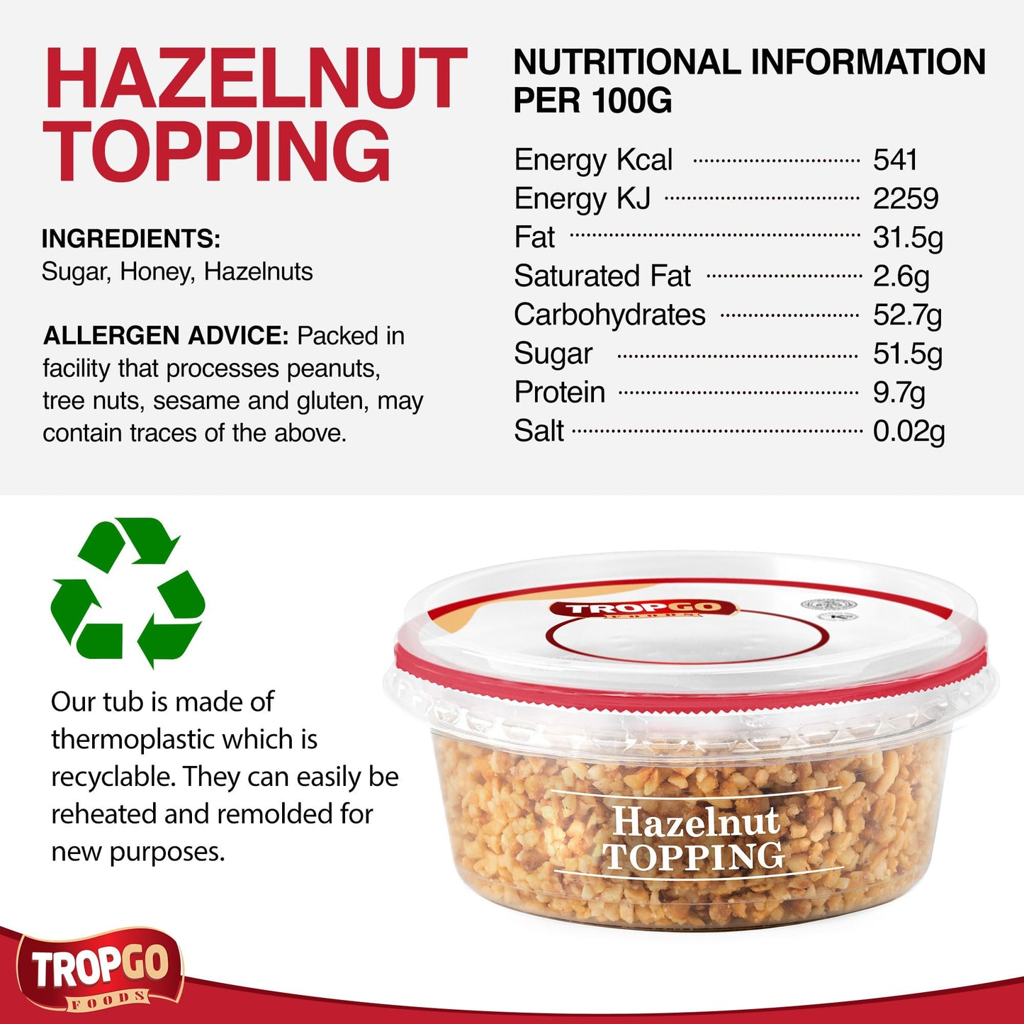 Hazelnuts Topping Parent