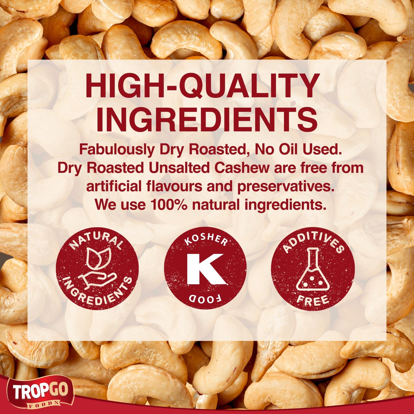 Unsalted Cashews Parent 180g Parent