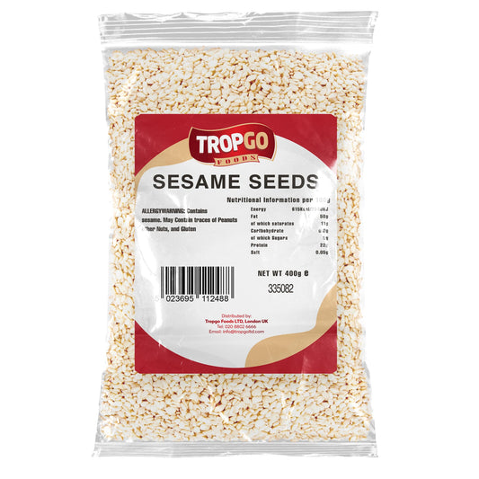 Tropgo Sesame Seeds - White Sesame Seeds - Packed Fresh Sesame Seed