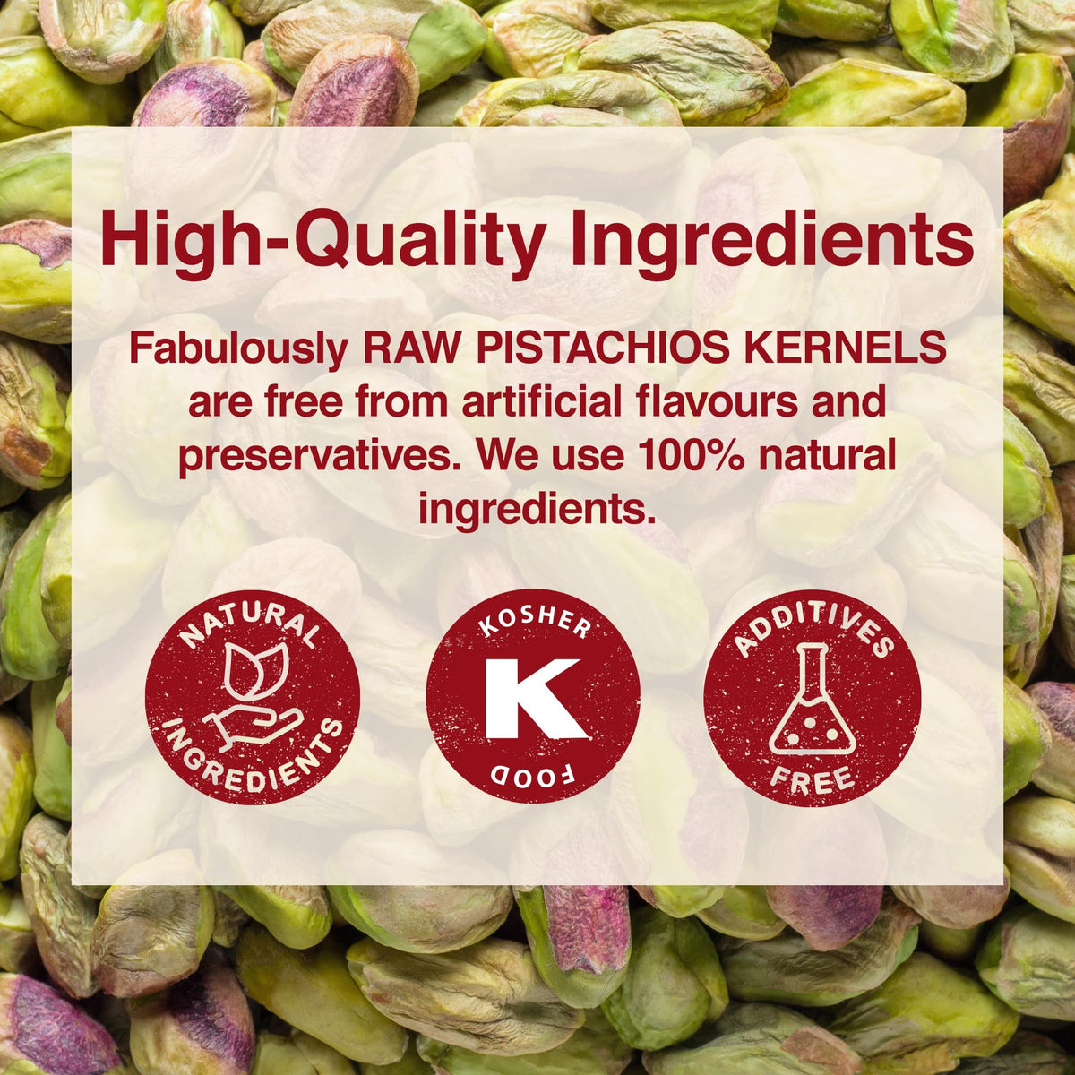 Raw Pistachio Kernels Parent 400g
