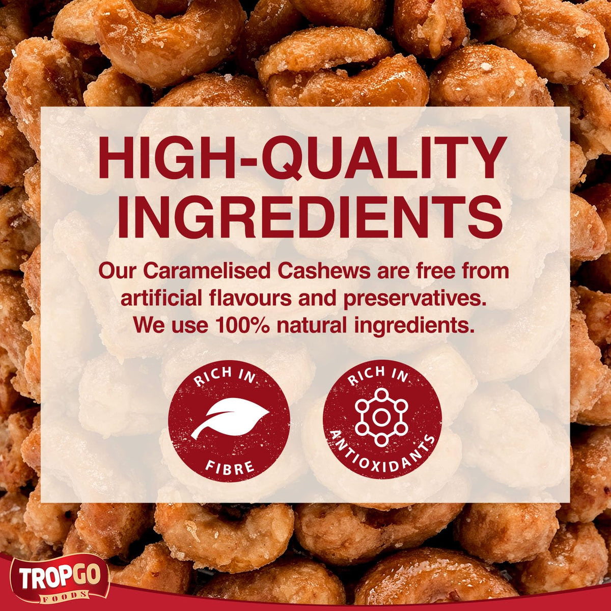 Caramelised Cashews 180g Parent
