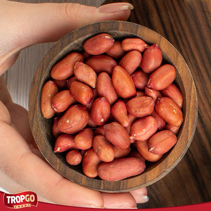 Tropgo Roasted Unsalted Peanuts 200g Tub - Peanuts in Resealable and Recyclable Tub - Parent