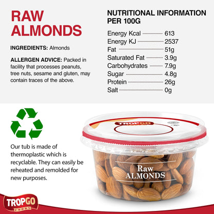 Raw Almonds 180g Parent