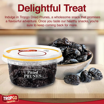 Pitted Prunes - Dried Fruit in Resealable and Recyclable Tub - Parent