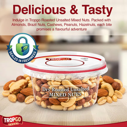 Roasted Unsalted Mixed Nuts 190g Parent