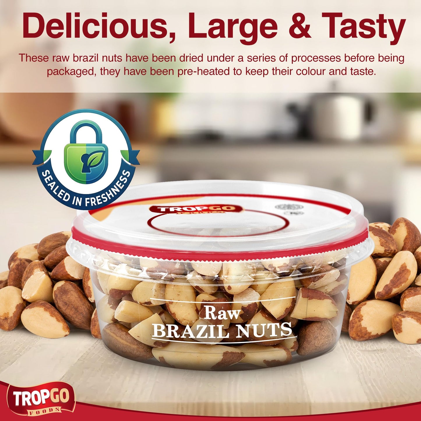 Raw Brazil Nuts 100g Parent