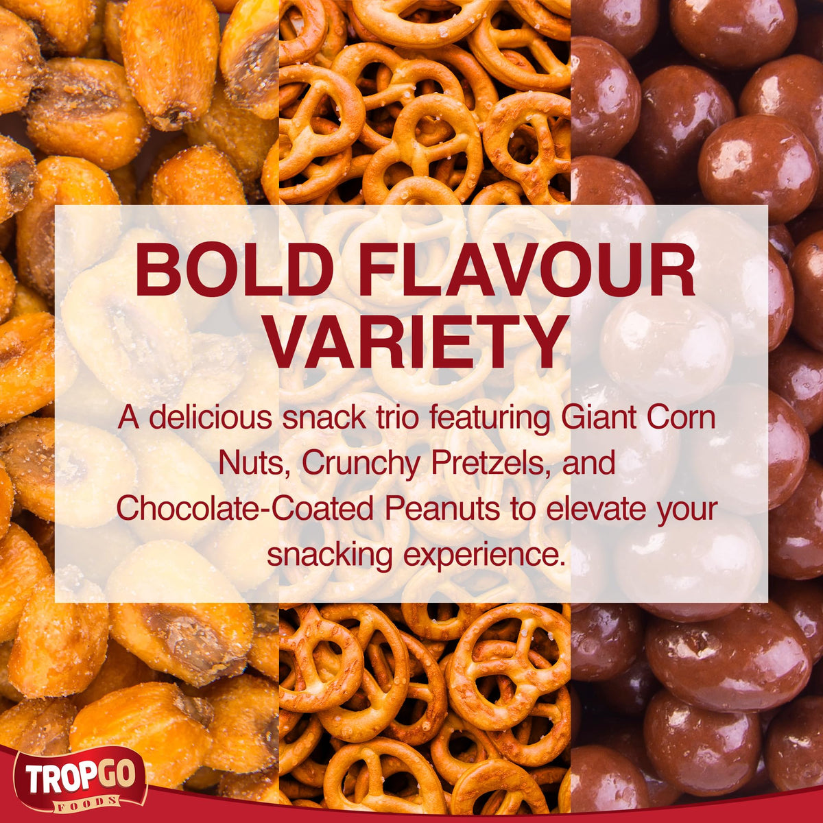 Salysol 6 Pack Mini Can Gift Snack Variety – 2 Salted Pretzel 25g, 2 BBQ Giant Corn 30g, 2 Chocolate Peanuts 50g – Gift Box Snack Set for Men and Women