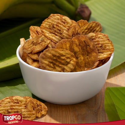 Tropgo Caramelised Banana Chips – Dried Fruit in a Resealable Bag - Parent