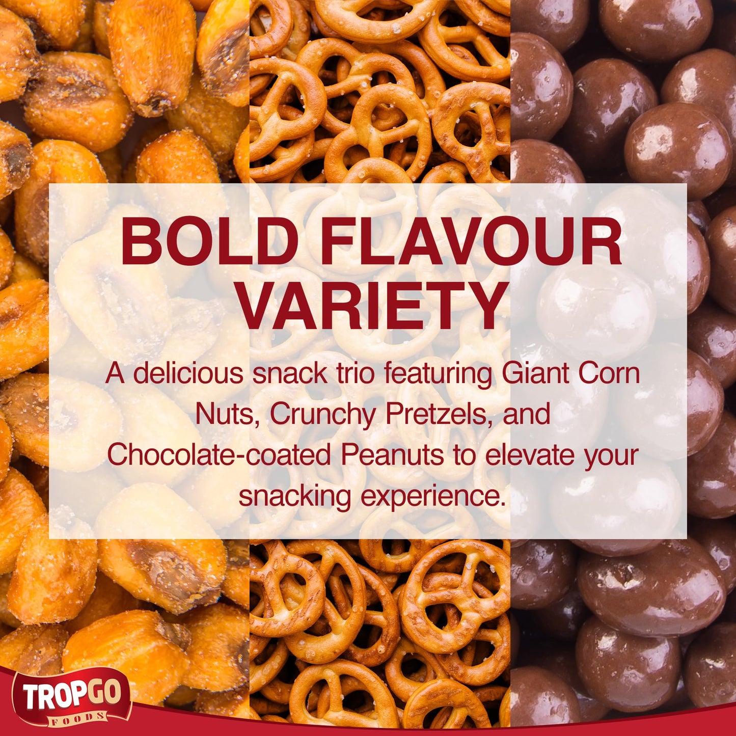 Salysol 3 Pack Mini Can Gift Snack Variety – Salted Pretzel 25g, BBQ Giant Corn 30g, Chocolate Peanuts 50g – Gift Box Snack Set for Men and Women
