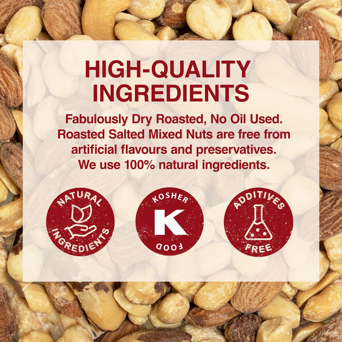 Roasted Salted Mixed Nuts Parent 500g