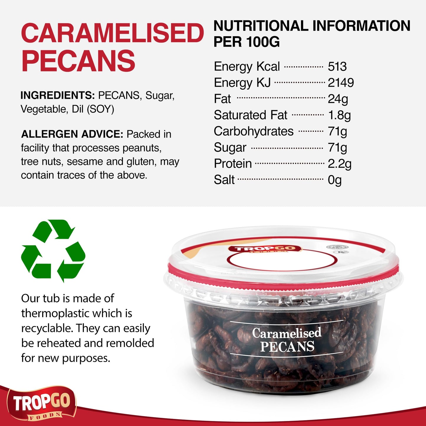 Caramelised Pecans 160g Parent