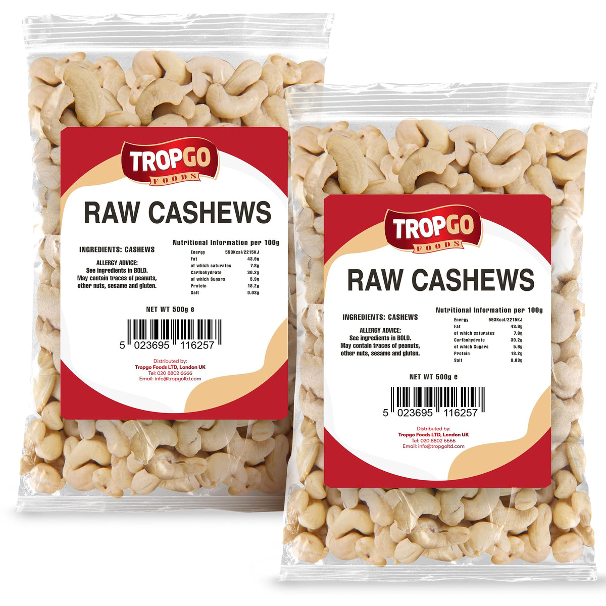 Raw Cashew Nuts Parent 500g