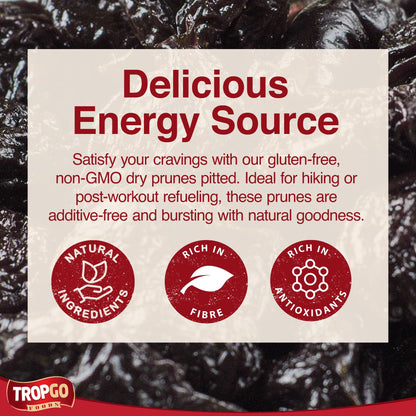 Pitted Prunes - Dried Fruit in Resealable and Recyclable Tub - Parent