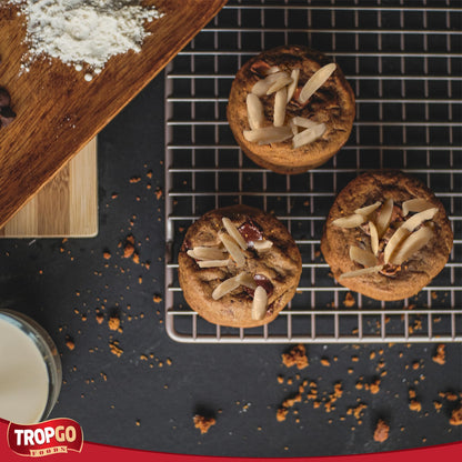 Tropgo Slivered Raw Almonds - Fresh Chopped Almond Nuts in a Resealable and Recyclable Tub - Parent