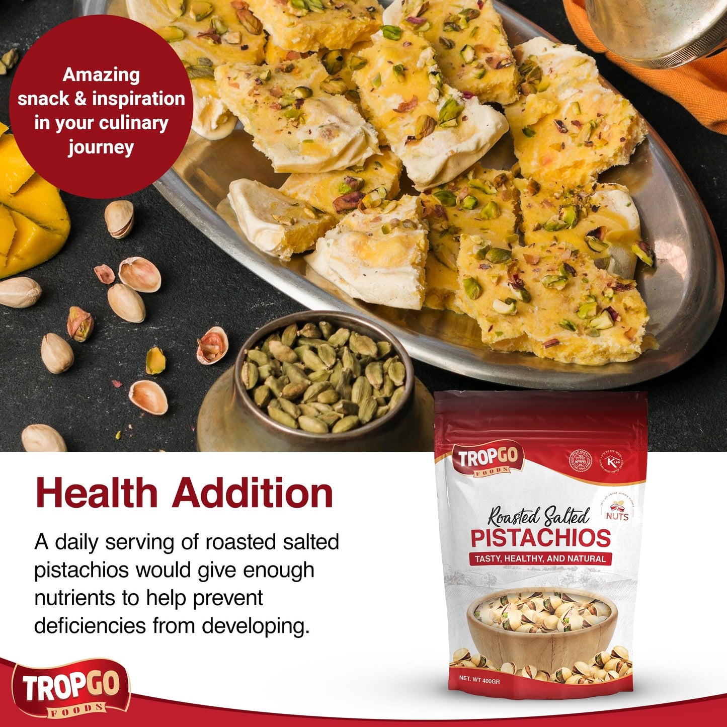 Salted Pistachio Nuts Parent 400g