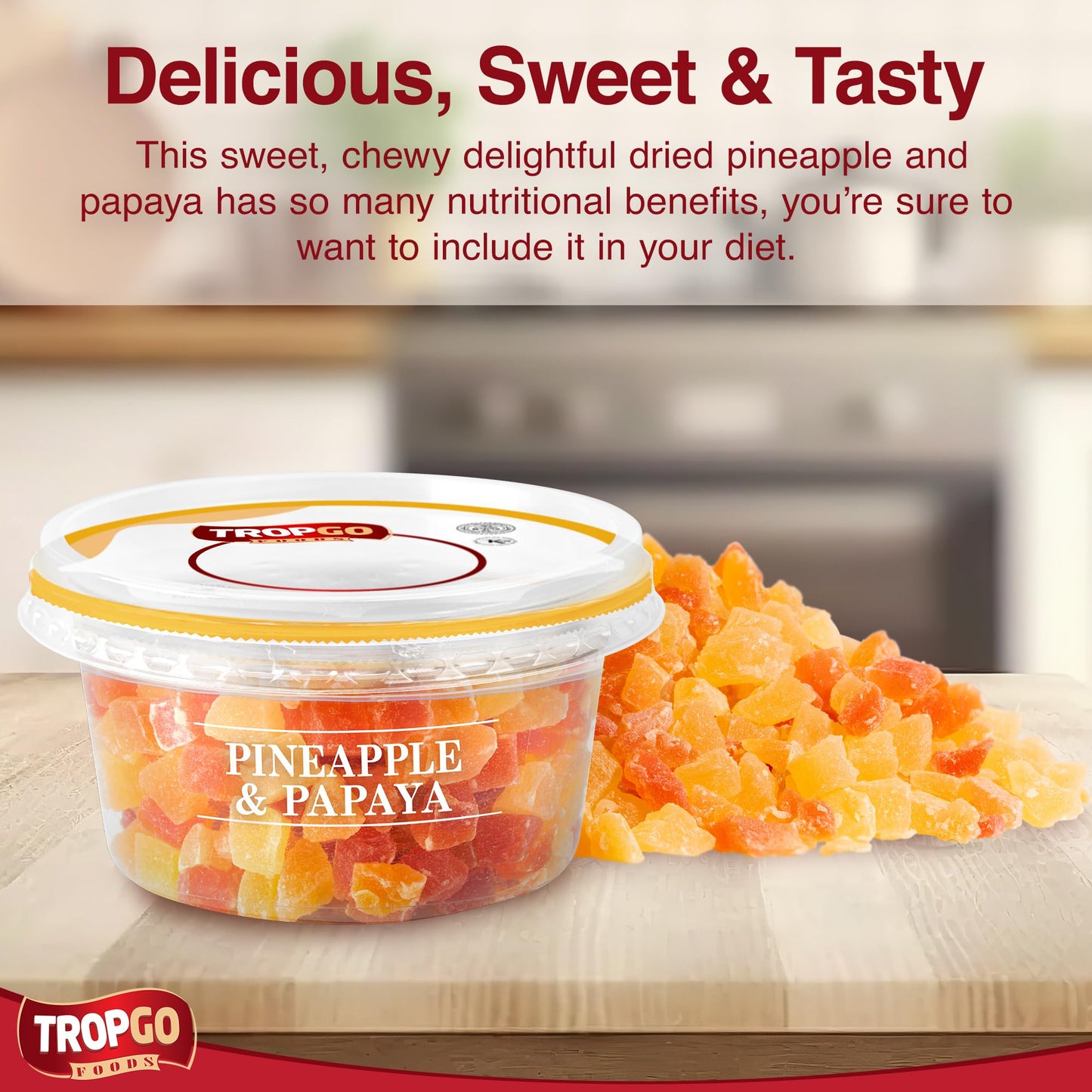 Pineapple & Papaya Diced Fruit 200g Parent