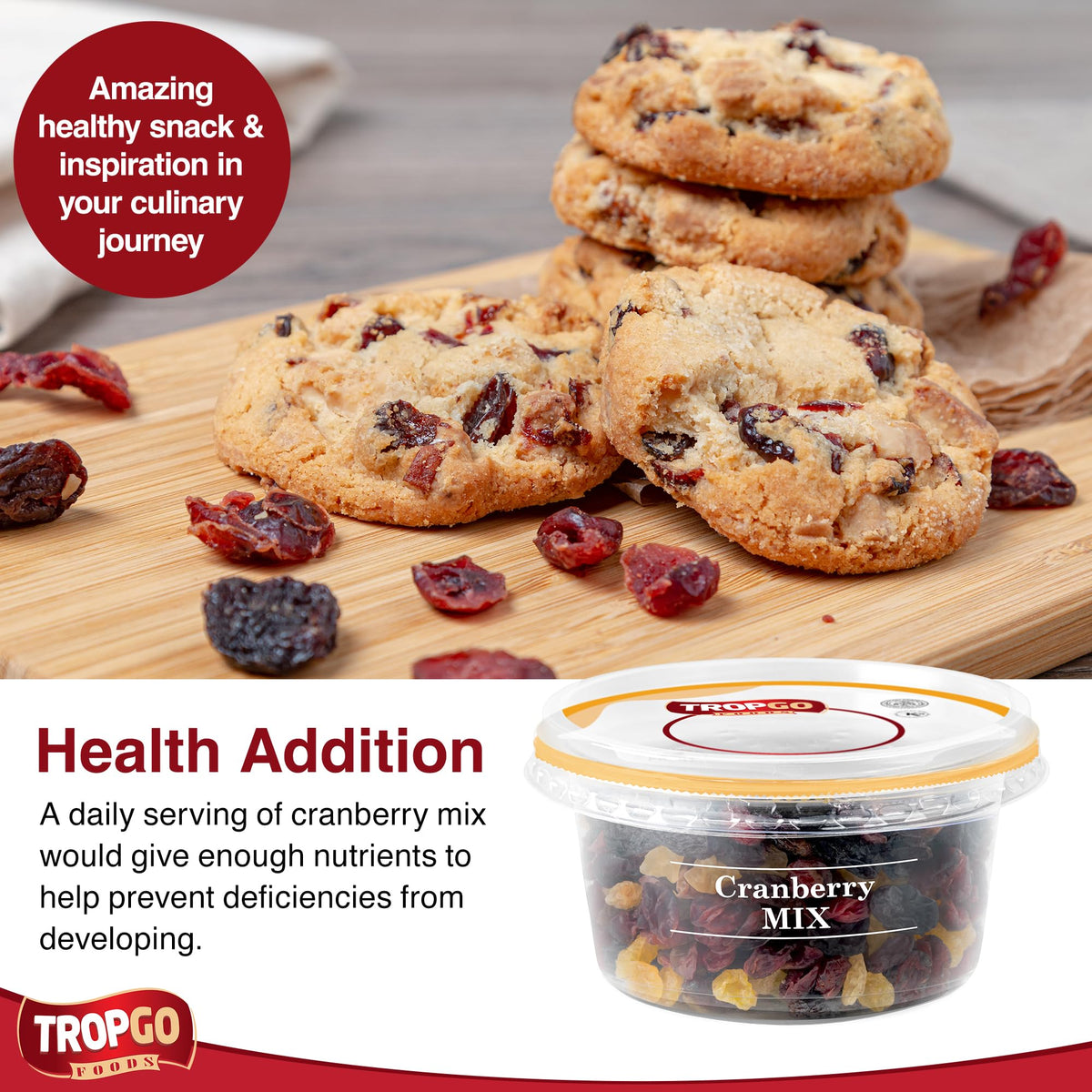 Tropgo Cranberry Mix Dried Fruit - Parent