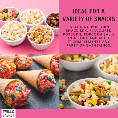 Twill & Basket Popcorn Seeds 2 lb – Hand-Picked Non-GMO, Kosher Snack – Fluffy, Tender Kernels for Homemade Popcorn – High Fibre, Bulk Size