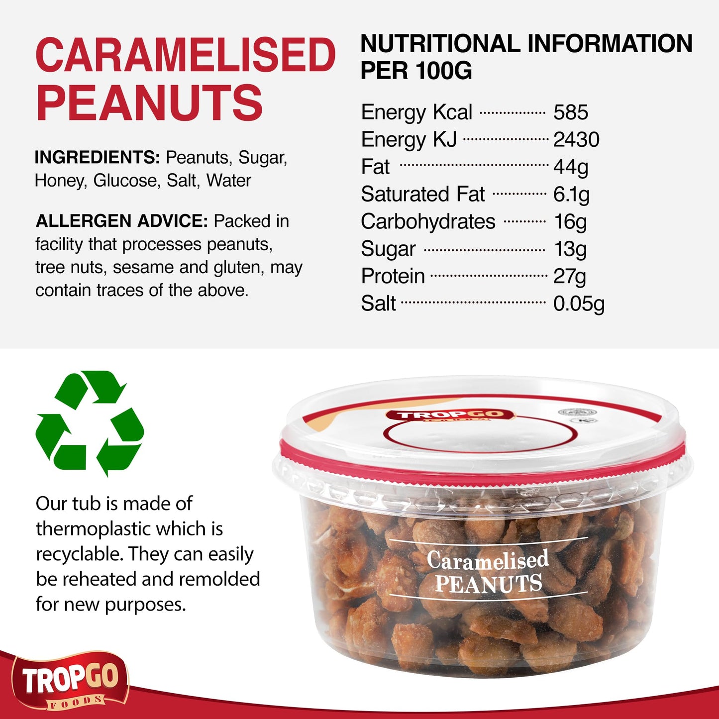 Caramelised Peanuts 200g Parent