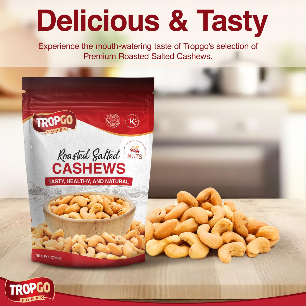 Roasted Salted Cashew Nuts 500g - Parent