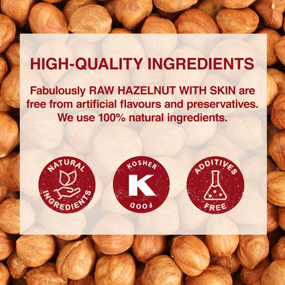 Raw Hazelnuts Parent 500g
