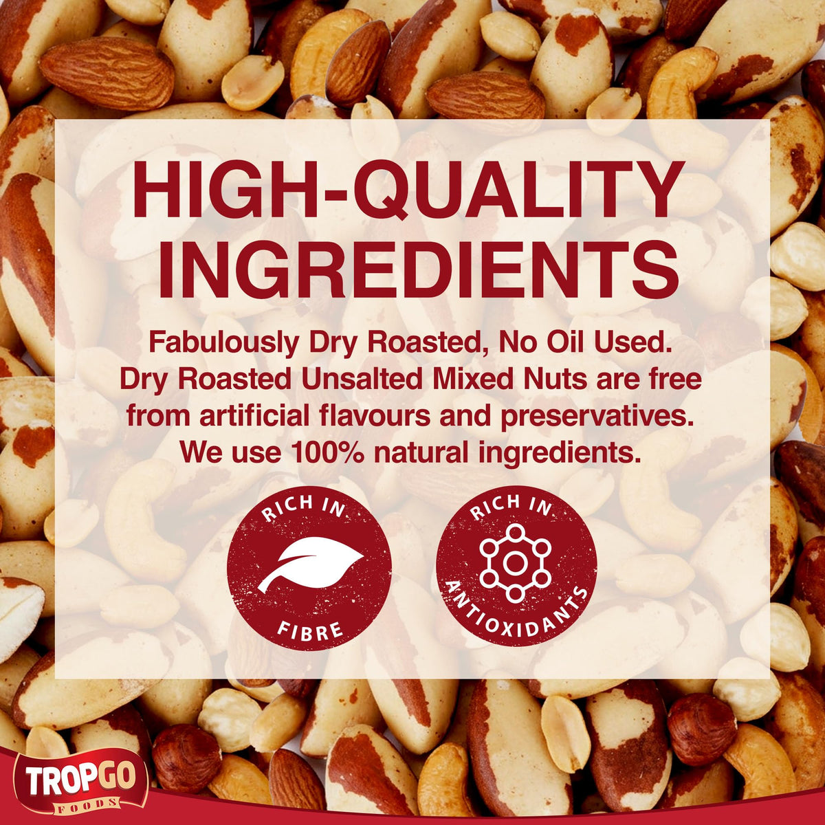Unsalted Mixed Nuts Parent 500g