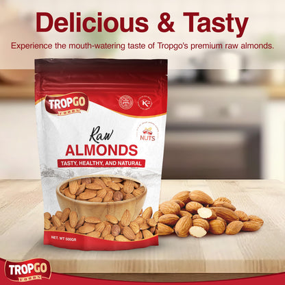 Raw Whole Almonds Parent 500g